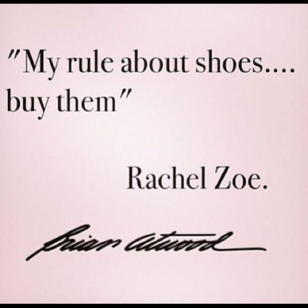 Rule about shoes...